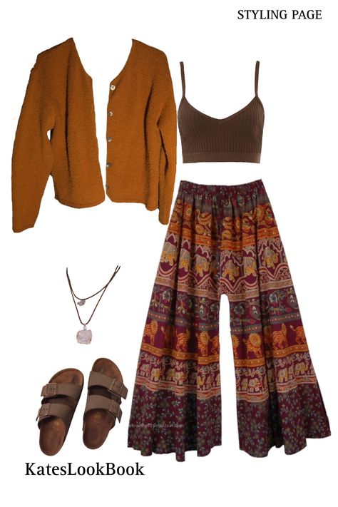 Summer outfit, summer fashion, cute outfit, cute fashion, hippie outfit, hippie boho, hippie fashion, hippie style, cute hippie outfit, 70s hippie, nature outfit, hiking outfit, college outfit, high school outfit, earthy outfit, earthcore outfit, women's fashion Islander Outfit Ideas, Hippy Outfits Summer, Subtle Hippie Outfit, Summer Solstice Outfit, Bohemian Outfits Aesthetic, Indie Boho Outfits, Hippie Grunge Outfits, Cute Boho Outfits, Hippy Outfits