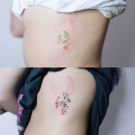 Tattoo Ideas For Baby, My Body Tattoo, Marigold Tattoos, Daisies Tattoo, Bff Tats, Marigold Tattoo, Micro Tattoo, Sister Tattoo Ideas, Piercing Inspiration