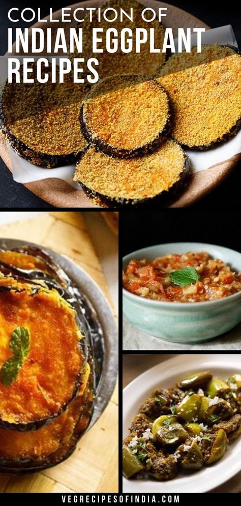 Recipes For Eggplant, Indian Eggplant Recipes, Brinjal Recipes, Indian Eggplant, Indian Cuisine Recipes, Aubergine Recipe, Veg Recipes Of India, Indian Recipes Authentic, Indian Dinner