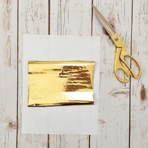 Gold Foil Prints 3 Home Office Renovation, Gold Foil Diy, Gold Foil Art Print, Silver Foil Printing, Foil Prints, Gold Foil Art, Easy Handmade Gifts, Gold Foil Paper, My Home Office