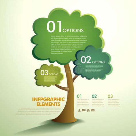 Tree Mind Map, Tree Infographic, Tree Diagram, Infographic Elements, Elements Illustration, Info Graphics, Photoshop Tutorial Design, Web Themes, Abstract Tree