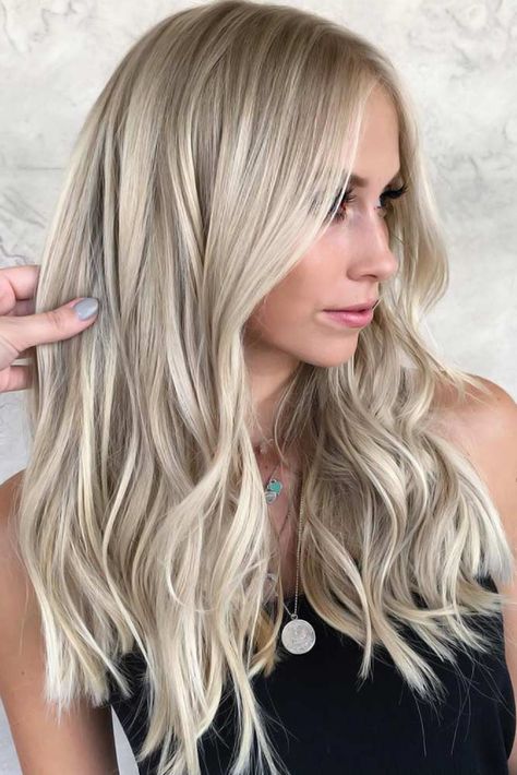 Platinum Blonde Hair Color #blondehair #highlights ❤ Thinking about going blonde but not sure if you are ready to go platinum? Here are the best styles for blonde highlights for inspiration. ❤ #lovehairstyles #hair #hairstyles #haircuts Champagne Blond, Ash Blonde Hair Dye, Light Ash Blonde Hair, Hair Lights, Ash Blonde Hair Colour, Colored Hair Tips, Ash Blonde Highlights, Ash Blonde Balayage, Ash Hair Color