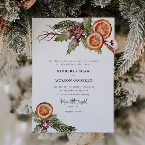 Christmas Theme Wedding, Elegant Christmas Wedding, Graphic Wedding Invitations, Botanical Invitation, Holiday Party Bar, Classic Wedding Stationery, Christmas Wedding Invitations, Botanical Wedding Invitations, Winter Wedding Invitations