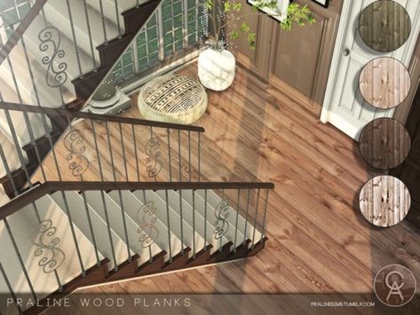 The Sims Resource: Wood Planks by Pralinesims • Sims 4 Downloads Living Room Sims 4, Sims 4 Cc Furniture Living Rooms, Furniture Cc, Sims 4 Kitchen, Sims 4 Tsr, Die Sims 4, Cc Sims4, Sims 4 Bedroom, The Sims 4 Packs