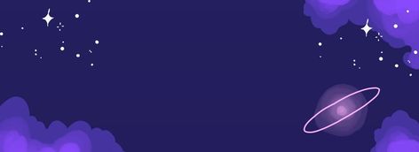 Purple Minimalist Flat Space Planet Banner Background Space Aesthetic Banner, Purple Minimalist, Purple Banner, Planet Planet, Space Banner, Youtube Banner Backgrounds, Minimalist Flat, Star Banner, Galaxy Cat