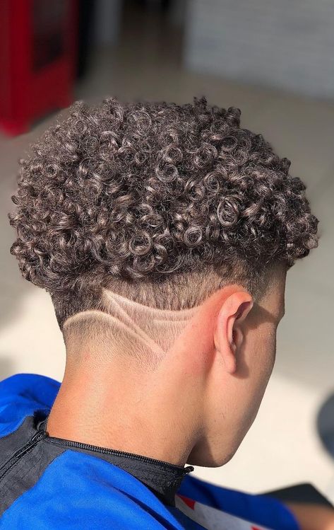 Undercut Men Design, Curly Head Haircuts Men, Men’s Undercut Haircut, Undercut Designs Men, Back Hair Design, Low Undercut, Corte Undercut, Hair Designs For Boys, Undercut Design