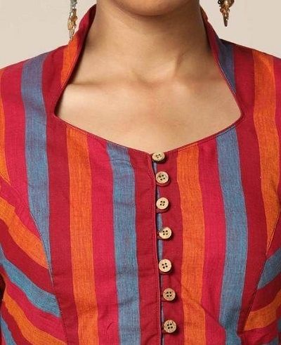 Trendy 50 Kurti Neck Designs For Front (2021) Collar Kurti Design, Chudi Neck Designs, Chudidhar Neck Designs, Suit Neck Designs, Salwar Neck Designs, Churidar Neck Designs, Churidar Designs, Simple Kurta Designs, Designer Kurti Patterns