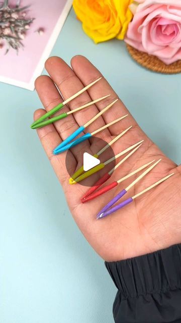 Fun Easy Crafts For Kids At Home Simple, Toothpick Crafts, Spooky Snacks, Fun Easy Crafts, Tweezers, Toothpick, Tiny Hand, Crafts Hacks, Fun Crafts For Kids