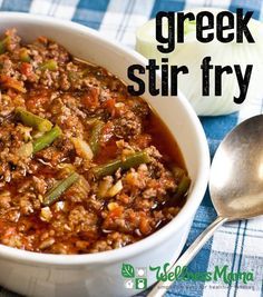 Greek Stir Fry Recipe  This Greek Stir Fry is a simple and delicious and simple stir fry recipe inspired by Greek flavors of fennel, garlic, mint and herbs. Kid-approved! Simple Stir Fry Recipe, Simple Stir Fry, Easy Stir Fry Recipes, Wellness Mama, Stir Fry Recipe, Greek Flavors, Paleo Beef, Paleo Dinner, Stir Fry Recipes