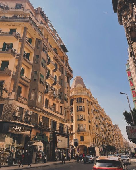 Rou🪴 | Downtown Buildings in Cairo..🌇 • • • • • #cairo #downtown #egypt #thisisegypt #explore #oldcairo #trendingnow #trending #streets #vintage… | Instagram Cairo Downtown, Downtown Egypt, Egypt Streets, Streets Aesthetic, Egypt Vintage, Downtown Buildings, Vintage Instagram, One Shot, Cairo