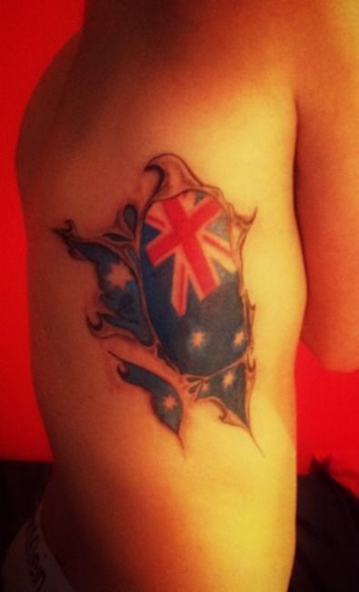 Australian Flag Australian Flag Tattoo, Australian Flag, Australian Flags, Flag Tattoo, Australia Day, Tattoo Quotes, Tatting, Flag, Tattoos