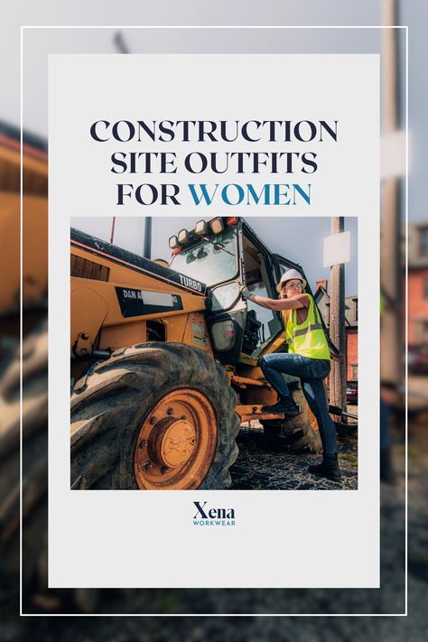 Just because it's a job site day, doesn't mean you can't add a hint of style to your look! Xena Workwear blends the worlds of certified safety and beautiful fashion, so that you can step into any role with confidence! Job Site Outfit Women, Construction Job Site Outfit Women, Construction Boots Women Modern, Construction Management Women Outfits, Construction Site Outfit Woman, Safety Shoes Women Outfit, Safety Boots Women Outfits, Architect Outfit Women Construction, Industrial Durable Work Boots For Construction