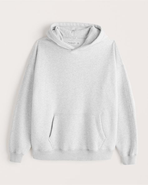 Men's Oversized Essential Popover Hoodie | Men's Tops | Abercrombie.com Abercrombie And Fitch Outfit, Shoe Wishlist, American Clothing, Men's Tops, Abercrombie Kids, Back To School Outfits, Costume Outfits, Oversize Hoodie, Preppy Outfits