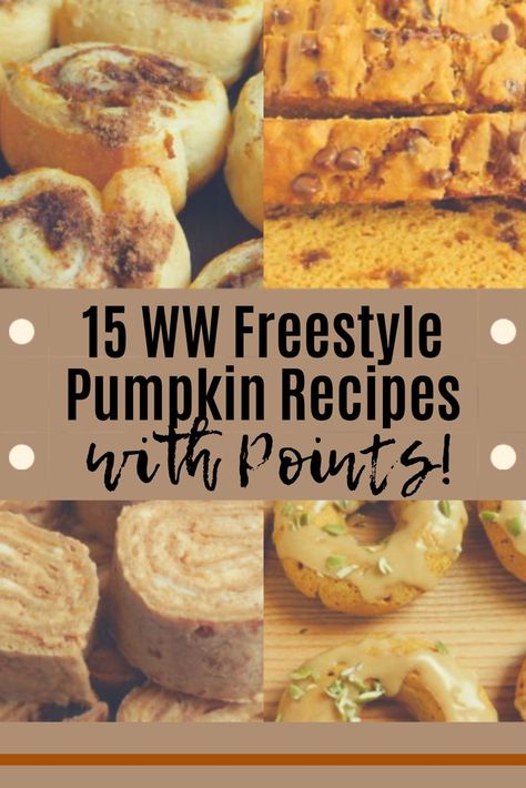 Ww Pumpkin Bread Weight Watcher Recipes, Weight Watchers Pumpkin Desserts, Weight Watcher Pumpkin Recipes, Ww Thanksgiving Recipes, Weight Watchers Pumpkin Bread, Fall Weight Watchers Recipes, Ww Pumpkin Bread, Weight Watchers Pumpkin Recipes, Ww Pumpkin Recipes