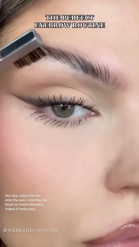 wakeupandmakeup on Instagram: Eyebrow routine 😍 @makeupbyarlinda Eyebrow Routine, Perfect Eyebrows, Eyebrows, Eye Makeup, Skin, Makeup, Hair, On Instagram, Instagram