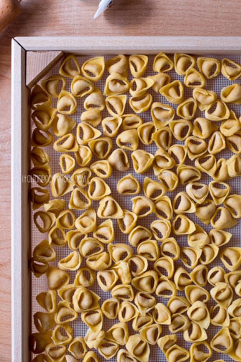 Pork Tortellini Recipes, Homemade Bologna, Homemade Tortellini, Italian Nonna, Tortellini In Brodo, Spaghetti Recipes Easy, Stuffed Pasta, Pasta Making, Chicken Tortellini