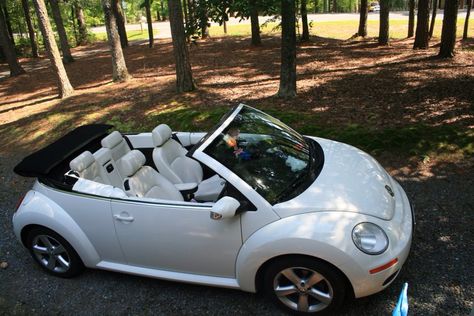 My 2007 beetle convertible. Such a fun car White Volkswagen Beetle Convertible, Volkswagon Convertible Beetle, Volts Wagon Beetle Convertible, 2008 Volkswagen Beetle Convertible, Vw Beetle Convertible Aesthetic, 2019 Volkswagen Beetle Convertible, 2000s Convertible, Beetle Bug Car, Convertible Beetle