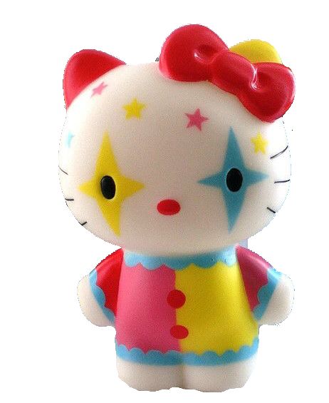 Hello Kitty Figurines, Sanrio Clown, Clown Hello Kitty, Sanrio Figures, Clown Figurines, Sanrio Toys, Cute Clown, Hello Kitty Items, Hello Kitty Collection