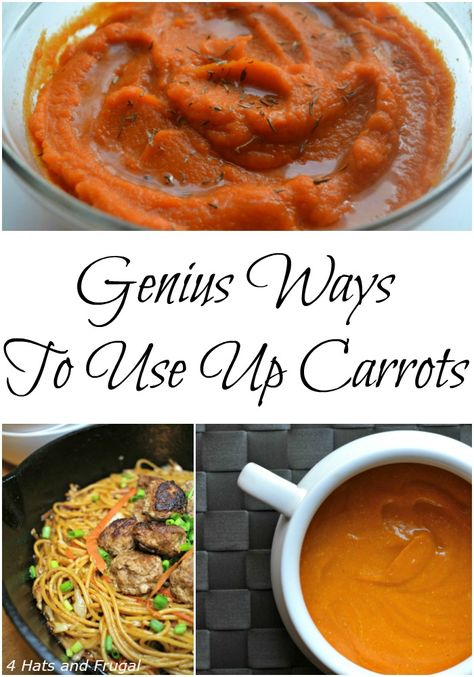 Carrots are an affordable and delicious addition to a grocery list. Here are genius ways to use up carrots, to get the full advantage of this cool veggie! #food #groceries #carrotrecipes #recipeseasy Recipe Using Shredded Carrots, What To Do With A Lot Of Carrots, Sliced Canned Carrot Recipes, What To Make With Carrots And Celery, Ways To Use Up Carrots, Uses For Carrots, Ways To Use Carrots, Unique Carrot Recipes, What To Do With Lots Of Carrots