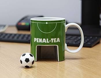 Boxer Gifts MU3054 PenalTea Novelty Football Themed Mug,Ceramic, : Amazon.co.uk: Home & Kitchen Soccer Net, Magic Card Tricks, Football Diy, Fun Mug, Football Gift, Present For Him, Mugs For Men, Desk Accessories Office, Novelty Mugs