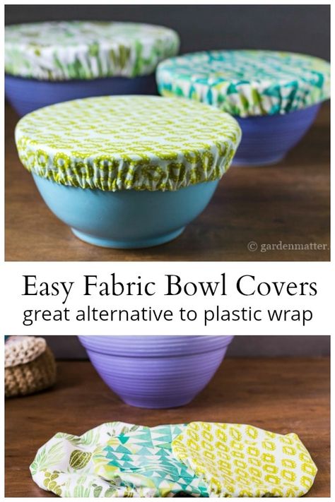 Syprosjekter For Nybegynnere, Fabric Bowl Covers, Fat Quarter Projects, Fabric Bowl, Bowl Covers, Fabric Bowls, Costura Diy, Beginner Sewing Projects Easy, Leftover Fabric