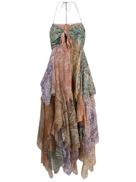 Handkerchief Hem Dress, Estilo Hippy, Looks Country, Cloth Design, Estilo Hippie, Runway Dresses, Dream Style, Handkerchief Hem, Fairy Dress