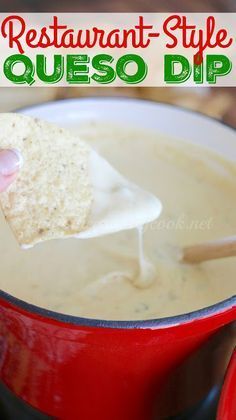 White Queso Dip Recipe, Crock Pot Queso, White Queso Dip, White Queso, Queso Dip Recipes, Crock Pot Dips, Cheesecake Dip, Country Cook, Velveeta Cheese