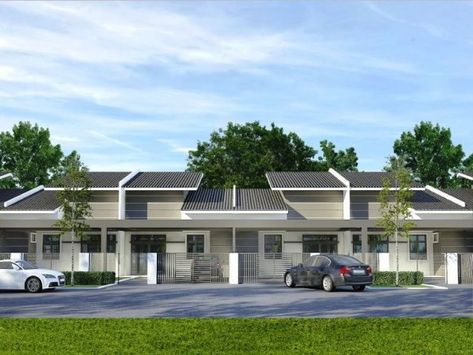 Below RM200K Single Storey Terrace with Clubhouse For sale @RM 167000 By Mei | EdgeProp.my Terrace House Malaysia, Single Storey House Design, Terrace House Design, Single Storey House, High Building, Residential Land, Exclusive Homes, Property Development, New Property