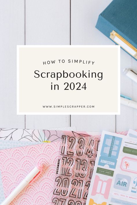 How to Simplify Scrapbooking in 2024 Scrapbooking For Kids, Creative Memories Scrapbooking Layouts Ideas, How To Start A Scrapbook, How To Start Scrapbooking, Modern Scrapbook Ideas, How To Scrapbook, Two Page Scrapbook Layouts, Mini Scrapbook Ideas, Simple Stories Scrapbooking