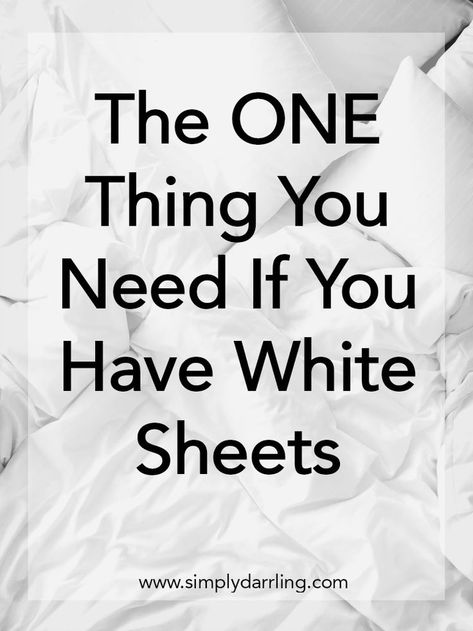 Are you falling out of love with your white sheets as they are no longer bright and crisp? Before you give up, read this post for my new favorite product. Seriously, it is the best product for returning white sheets back to their original condition. Cleaning White Sheets, How To Bleach Whites, Dingy Whites, Yellow Sheets, White Bed Sheets, White Laundry, White Comforter, Sweat Stains, White Sheets