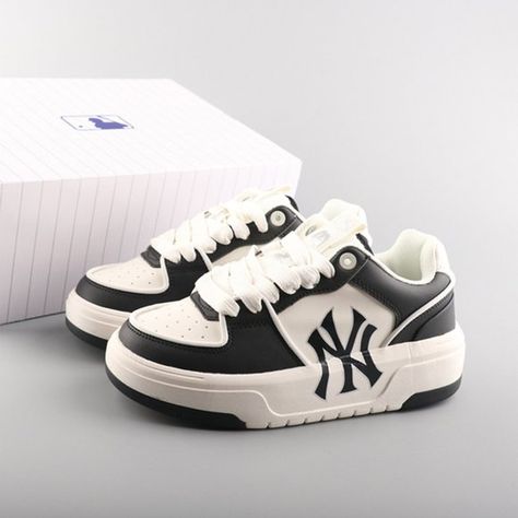 New York Luxury Sneakers Black and White Sneakers Black And White, New York Luxury, Luxury Sneakers, Sneakers Black, The Photo, Mlb, New York, Brand New, Black And White