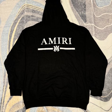 Amiri Logo, Brand Clothes, Sweatshirt Outfit, Hoodie Pullover, Black Logo, Sneaker Head, Clothing Brand, Pullover Hoodie, Mens Shirts