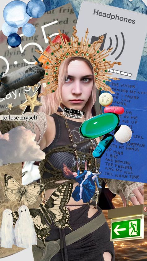 Ai self portrait Surreal Self Portrait, Collage Self Portrait, Identity Collage, Self Portrait Collage, Collage Project, Artemisia Gentileschi, Photography Collage, Grade 9, Self Portrait Photography