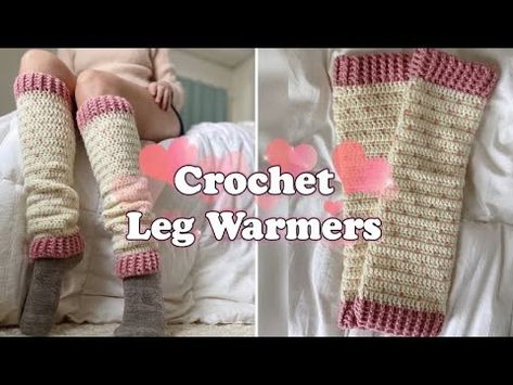 Crochet Heart Leg Warmers, Crochet Leg Warmers Tutorial, Leg Warmers Tutorial, Crochet Leg Warmers Free Pattern, Legwarmers Crochet, Crochet Legwarmers, Christmas Leg Warmers, Leg Warmers Crochet Pattern, Leg Warmers Pattern