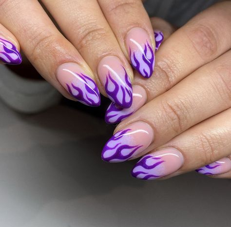 Dali Nails, Fall Acrylic, Nail Goals, Mens Nails, Retro Nails, Punk Nails, Tie Dye Nails, Vintage Nails, Edgy Nails