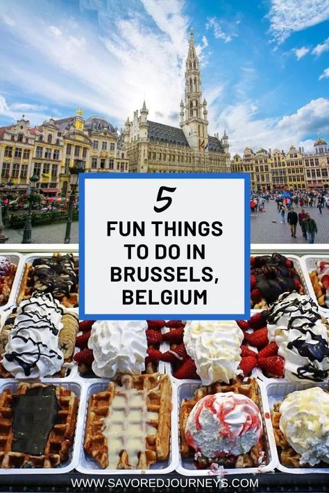 Visiting Brussels, Belgium? Here are 5+ fun things to do in Brussels that involve eating amazing food and seeing Brussel's attractions. | Brussels travel | Brussels Activities | What to do in Brussels | Things to do in Brussels Brussels Travel Guide, Things To Do In Brussels, Brussels Travel, Belgium Travel, Backpacking Europe, European Destinations, Brussels Belgium, Travel Locations, Europe Travel Guide