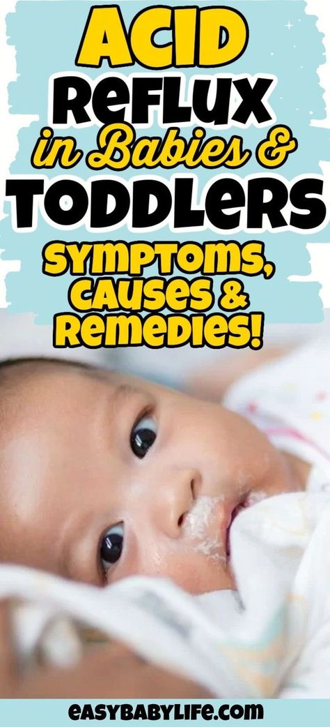 Is your baby in pain and spitting up a lot? Toddler still spitting up? Acid reflux is common in infants and can still affect older kids. This in-depth guide tells you all you need to know about symptoms, medical and natural remedies, signs that your child may have other health issues besides acid reflux, and when to call the doctor. A must-know guide for all parents! Infant Constipation Relief, Reflux In Babies, Baby Remedies, Acid Reflux In Babies, Reflux Baby, Baby Care Essentials, Stopping Breastfeeding, Breastfeeding Positions, Sick Baby