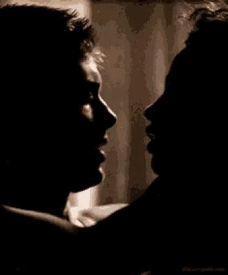 Couple Tv Watching, Intense Romantic Scenes, Black Heart Dp, Dean Winchester Kiss Gif, Spicey Romantic Scene, The Look Of Love In His Eyes, Movies Couple Aesthetic, Dean Winchester Kiss, Could Be Us Couples