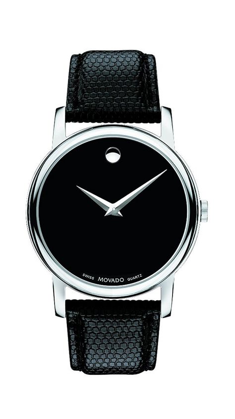 Amazon.com: Men's Museum Watch with Leather Strap: Movado: Watches Movado Watches, Movado Mens Watches, Womens Designer Watches, Mens Designer Watches, Movado Watch, Swiss Army Watches, Vintage Watches For Men, Casual Watches, Mens Luxury