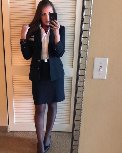 Flight Attendants✈️ on Instagram: “Follow @cabin_crew_after_work 📸 @ghoogewerfx🇬🇧 . . . . . . #repost #cabincrew #airhostess #flightattendant #officialflightattendants…” Hostess Interview Outfit, Air Hostess Interview, Cabin Crew Interview Outfit, Airhostess Uniform, Cabin Crew Interview, Mens Shirt And Tie, Air Hostess Uniform, Cool Tights, Flight Attendant Fashion