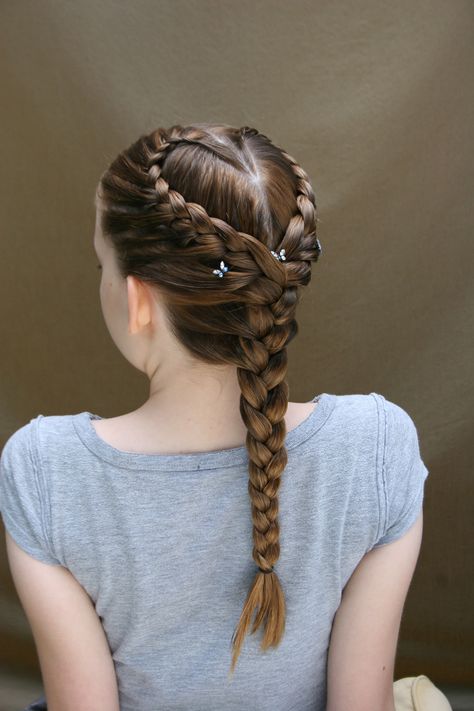 3-strand, french, lace, heart Heart Braid, Girl Hair Dos, About Heart, French Braid Hairstyles, Heart Hair, Scene Hair, Kids Braided Hairstyles, Braids For Long Hair, Box Braids Hairstyles