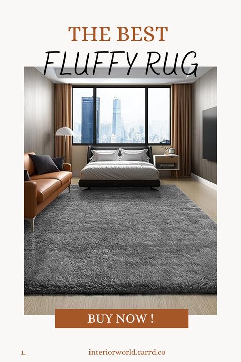 #interiordesign #interiordesigner #interiorinspiration #homedecor #interiordecor #interiortip #rug Layering Rugs, Shaggy Carpet, Area Rugs For Bedroom, Fuzzy Rug, Colored Rug, Carpets For Kids, Boys Home, Bedside Rug, Layered Rugs