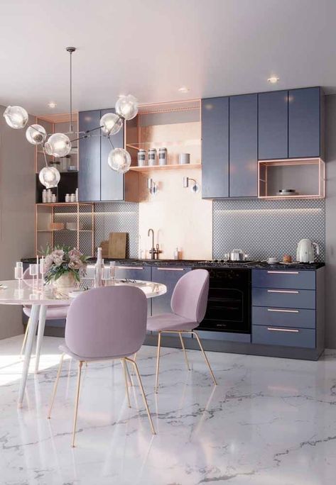 Pastel Kitchen, Kitchen Models, Trendy Kitchen, Kitchen Colors, Luxury Kitchen, Design Case, Home Decor Kitchen, Interior Design Kitchen, 인테리어 디자인