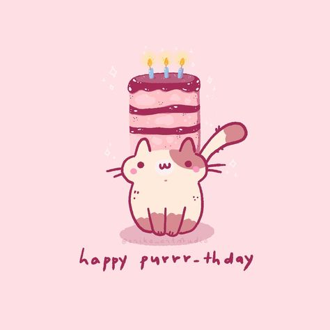 Hi everyone and happy birthday to @vivianevalenta ! Here’s my entry for her #dtiyschallenge swipe to see her artwork! #vivianevalenta20k #cake #birthdaycake #cutecat #kawaii Cat Cake Drawing, Cat Drawing Birthday, Birthday Cat Drawing, Cat Birthday Doodle, Happy Birthday Cats Cute Drawing, Kawaii Happy Birthday, Happy Birthday 20, Cake Doodle, Kawaii Birthday