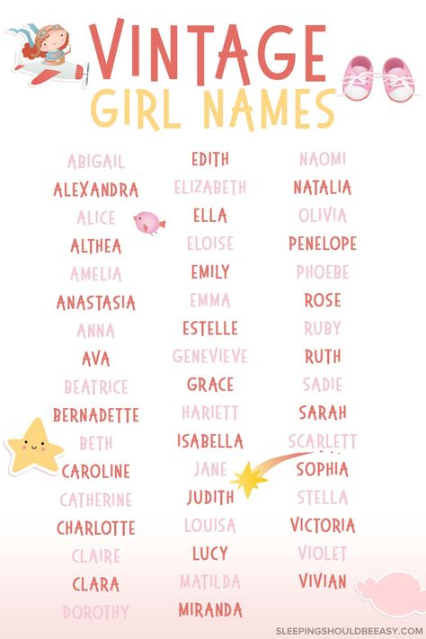 Old Fashioned Aesthetic, Vintage Girl Names, Old Fashion Girl Names, Old Fashioned Names, Old Fashioned Baby Names, Vintage Baby Names, Baby Check