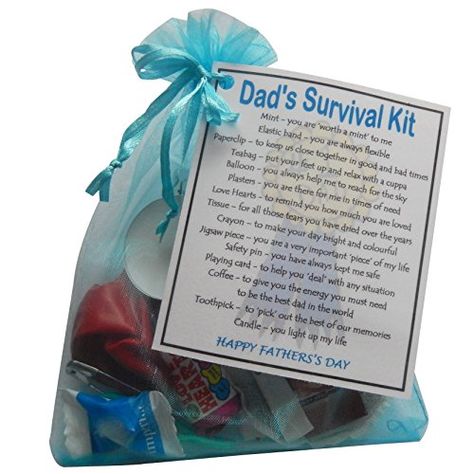 Sister Survival Kit, Happy Fathers Day Message, Survival Kit Gifts, Smile Gift, Present For Birthday, Anniversary Funny, Christmas Gift For Dad, Presents For Dad, Uk Gifts