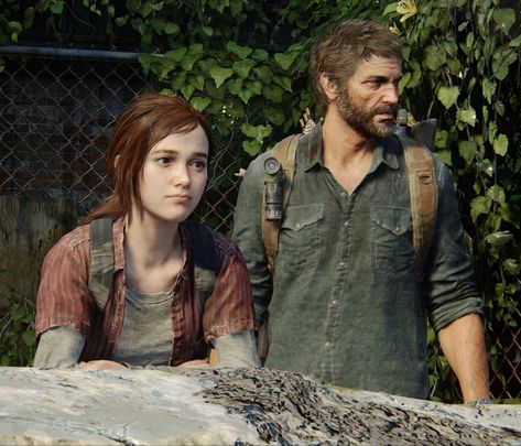 Ellie Williams And Joel Miller, Ellie And Joel The Last Of Us, Tlou Fanart, Ellie And Joel, Baby Ellie, Joel And Ellie, Joel Miller, V Games, Ellie Williams