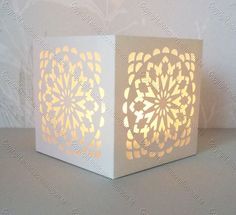 Tea Light Boxes Archives - Monicas Creative Room; free cut files in so many beautiful and intricate designs Tea Light Crafts, Creative Room, Idee Cricut, Light Boxes, Box Light, Light Crafts, Cricut Craft Room, Kirigami, Paper Lanterns