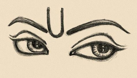 Shri krishna Shri Krishna Drawing Sketch, Krishna Eyes Sketch, Krishna Face Painting, Krishna Face Drawing, Krishna Doodle Art, Krishna Eyes Drawing, Krishna Eyes Painting, Shri Krishna Sketch, Krishna Ji Sketch