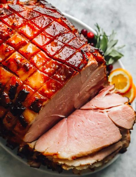 600+ Dinner Recipes & Easy Meal Ideas - Cookie Rookie Baked Christmas Ham, Hormel Ham Recipe, Whole Ham Recipes, Baked Fried Chicken Breast, Wisconsin Butter Burger Recipe, Brown Sugar Ham Glaze, Ham For Christmas, Ham Christmas, Brown Sugar Glazed Ham